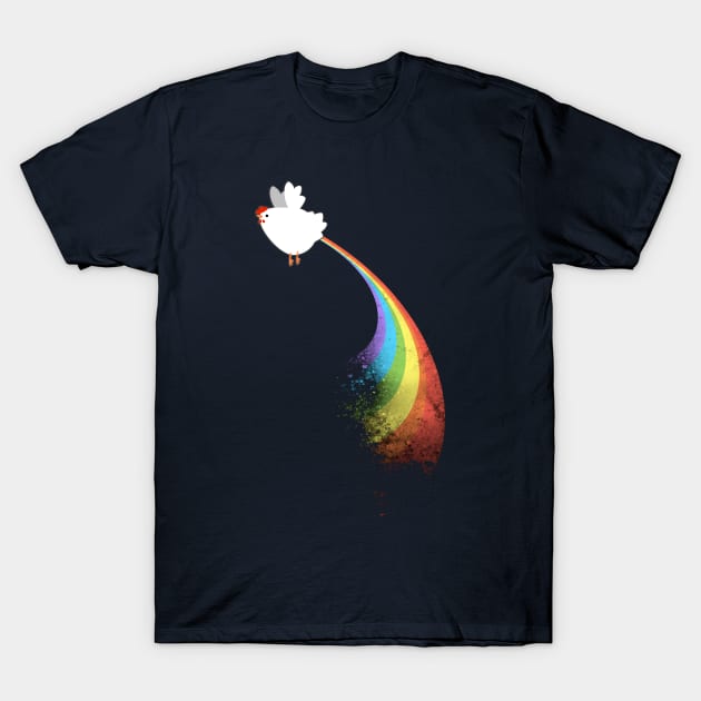 Magical Chicken Farts T-Shirt by LyddieDoodles